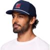 Columbia Womens PFG Tidal Pursuit 3D Stretch Snap Back(Collegiate Navy/Americana Waves)