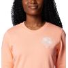 Columbia Women’s Pfg Graphic Sweatshirt Crew(Tiki Pink/White Rookery Palms Lc)