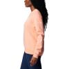 Columbia Women’s Pfg Graphic Sweatshirt Crew(Tiki Pink/White Rookery Palms Lc)