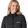 Columbia Women’s Sweater Weather Half Snap(Black Heather)