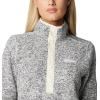Columbia Women’s Sweater Weather Half Snap(Chalk Heather)