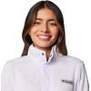Columbia Women’s Sweater Weather Half Snap(Snowdrift/Blue Hint Heather)