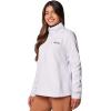 Columbia Women’s Sweater Weather Half Snap(Snowdrift/Blue Hint Heather)