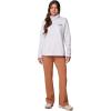 Columbia Women’s Sweater Weather Half Snap(Snowdrift/Blue Hint Heather)
