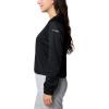 Columbia Women’s Tidal Light Cropped Fleece Crew(Black)