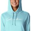 Columbia Women’s Trek Graphic Hoodie(Aquamarine/Scripted Brand)