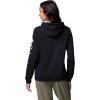 Columbia Women’s Trek Graphic Hoodie(Black/Gem Columbia Sleeve)