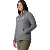 Columbia Women’s Trek Graphic Hoodie(City Grey Heather/Gem Columbia)