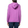 Columbia Women’s Trek Graphic Hoodie(Razzle/Gem Columbia Sleeve)