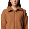Columbia womens Blue Point Creek Fleece Full Zip(Camel Brown)