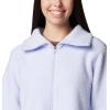 Columbia womens Blue Point Creek Fleece Full Zip(Snowdrift)