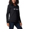 Columbia womens Columbia Trek™ Graphic CrewTrek Graphic Crew(Black/Columbia Gem)