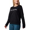 Columbia womens Columbia Trek™ Graphic CrewTrek Graphic Crew(Black/Gem Columbia)