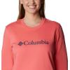 Columbia womens Columbia Trek™ Graphic CrewTrek Graphic Crew(Blush Pink/Columbia Gem)