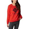 Columbia womens Columbia Trek™ Graphic CrewTrek Graphic Crew(Bold Orange/Stacked Gem)
