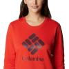 Columbia womens Columbia Trek™ Graphic CrewTrek Graphic Crew(Bold Orange/Stacked Gem)