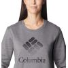 Columbia womens Columbia Trek™ Graphic CrewTrek Graphic Crew(City Grey Heather/Black Csc Stacked Logo)