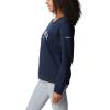 Columbia womens Columbia Trek™ Graphic CrewTrek Graphic Crew(Collegiate Navy/Csc Collegiate)