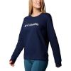 Columbia womens Columbia Trek™ Graphic CrewTrek Graphic Crew(Collegiate Navy/Gem Columbia)