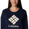 Columbia womens Columbia Trek™ Graphic CrewTrek Graphic Crew(Collegiate Navy/Stacked Gem)