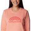 Columbia womens Columbia Trek™ Graphic CrewTrek Graphic Crew(Coral Reef Rainbow)