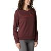 Columbia womens Columbia Trek™ Graphic CrewTrek Graphic Crew(Malbec/Script Logo)