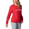 Columbia womens Columbia Trek™ Graphic CrewTrek Graphic Crew(Red Lily/Csc Collegiate)