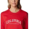 Columbia womens Columbia Trek™ Graphic CrewTrek Graphic Crew(Red Lily/Csc Collegiate)