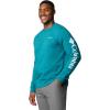 Columbia womens Columbia Trek™ Graphic CrewTrek Graphic Crew(River Blue/Csc Sleeve Logo)