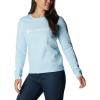 Columbia womens Columbia Trek™ Graphic CrewTrek Graphic Crew(Spring Blue/White Logo)