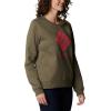 Columbia womens Columbia Trek™ Graphic CrewTrek Graphic Crew(Stone Green/Stacked Gem)