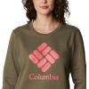 Columbia womens Columbia Trek™ Graphic CrewTrek Graphic Crew(Stone Green/Stacked Gem)
