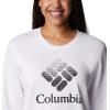 Columbia womens Columbia Trek™ Graphic CrewTrek Graphic Crew(White/Black Csc Stacked Logo)
