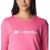 Columbia womens Columbia Trek™ Graphic CrewTrek Graphic Crew(Wild Geranium/White Logo)