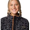 Columbia womens Helvetia Ii Printed Cropped Half Snap(Black Retroscape)