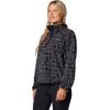Columbia womens Helvetia Ii Printed Cropped Half Snap(Black Retroscape)