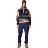 Columbia womens Helvetia Ii Printed Cropped Half Snap(Collegiate Navy Dolomites)