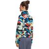 Columbia womens Helvetia Ii Printed Cropped Half Snap(Compass Blue Reflections/Compass Blue)