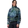 Columbia womens Helvetia Ii Printed Cropped Half Snap(Everblue Sisters/Rain Forest)