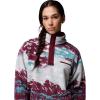 Columbia womens Helvetia Ii Printed Cropped Half Snap(Rich Wine Sisters/Rich Wine)