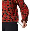 Columbia womens Helvetia Ii Printed Cropped Half Snap(Sail Red Retroscape)