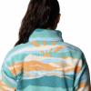 Columbia womens Helvetia Ii Printed Cropped Half Snap(Teal Rogue Valley)