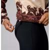 Columbia womens Helvetia Ii Printed Cropped Half Snap(Tobacco Sisters/Dark Stone)