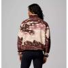 Columbia womens Helvetia Ii Printed Cropped Half Snap(Tobacco Sisters/Dark Stone)