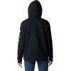 Columbia womens Trek Graphic Treatment Hoodie(Black)