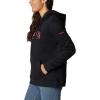 Columbia womens Trek Graphic Treatment Hoodie(Black/Csc Collegiate)