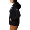 Columbia womens Trek Graphic Treatment Hoodie(Black/Script Logo)