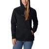Columbia womens Trek Graphic Treatment Hoodie(Black/White Logo)