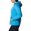 Columbia womens Trek Graphic Treatment Hoodie(Blue Chill/Columbia Stencil)