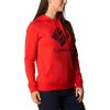 Columbia womens Trek Graphic Treatment Hoodie(Bold Orange/Stacked Gem)